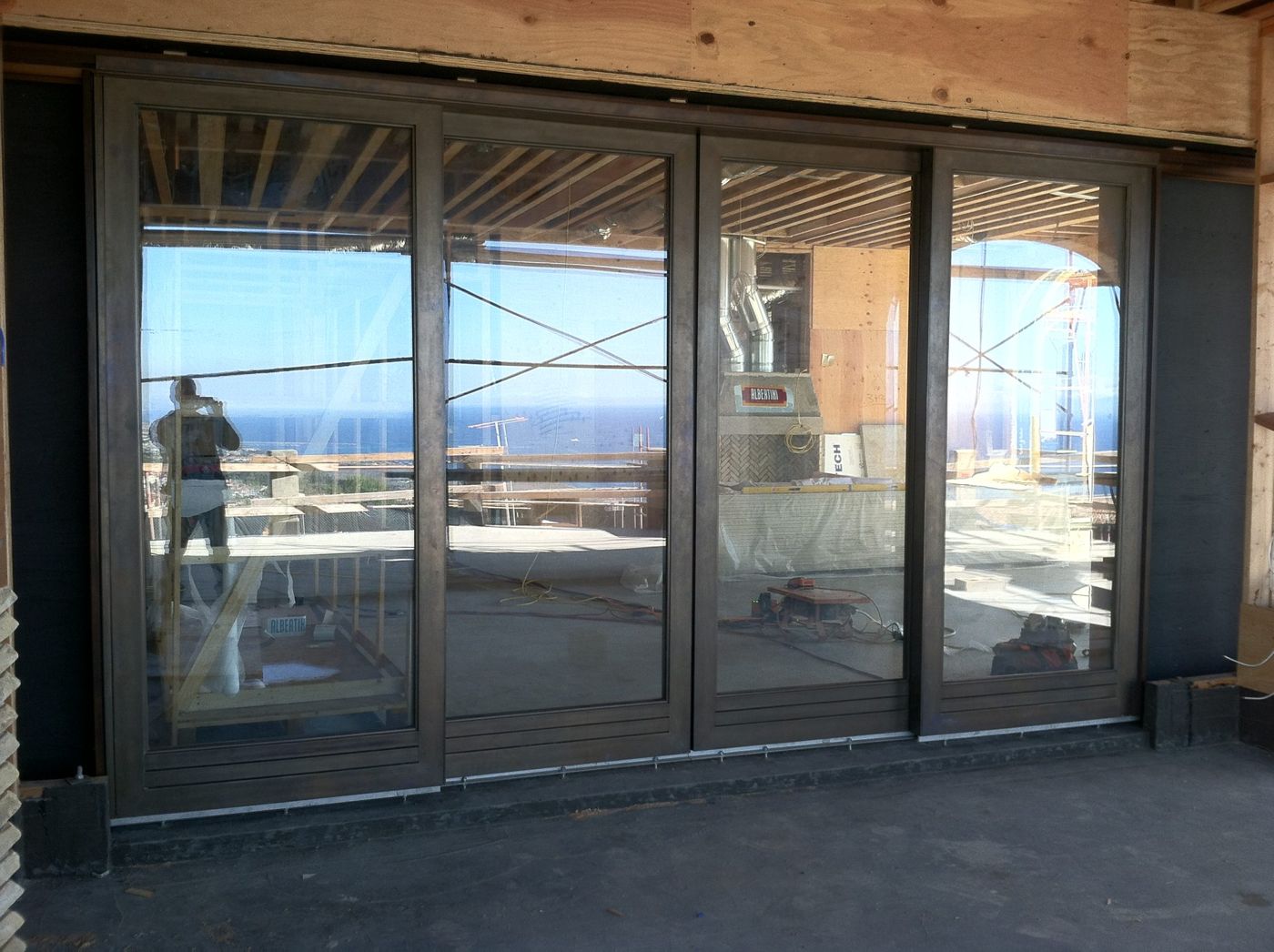 Sliding glass door retrofit in Anaheim, CA